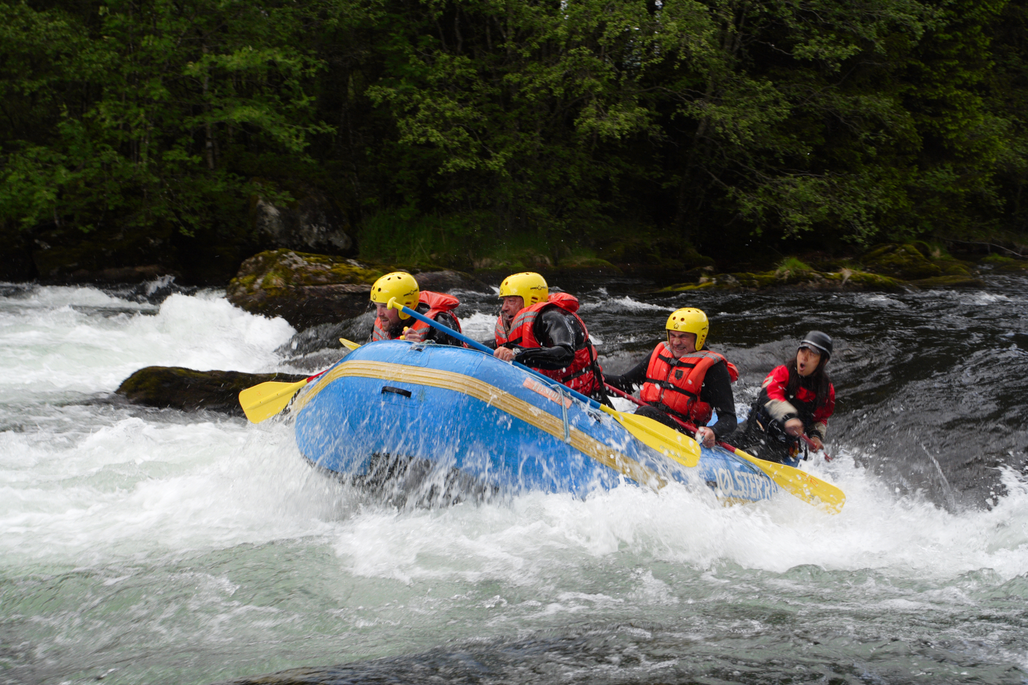 Skozi rafting je ugotovil, da so ji všeč adrenalinski športi